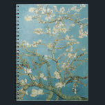 Almond tree in blossom by Vincent Van Gogh Spiral Notebook<br><div class="desc">Branches of an almond tree in blossom by Vincent Van Gogh vintage art on modern day products from Zazilicious</div>