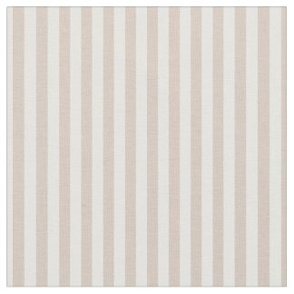 Almond & White Stripes Fabric