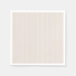 Almond & White Stripes Napkin