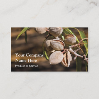 Almonds business card