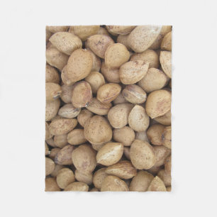 Almonds Fall Autumn Patterns Fleece Blanket