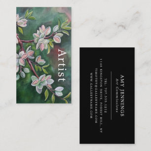 Almonds on an Autumn Branch Painting by Alfred Fox Business Card