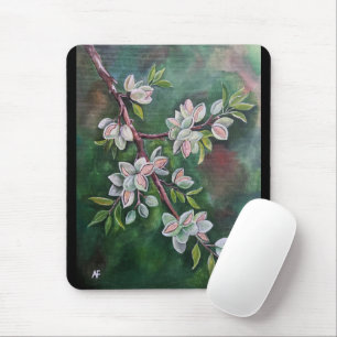 Almonds on an Autumn Branch Painting by Alfred Fox Mouse Pad