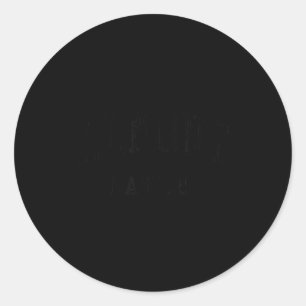 Almont High School Hs Mi Classic Round Sticker