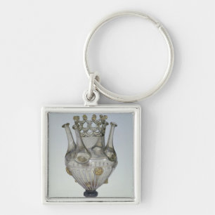 Almorratxa glass, 16-17th century key ring