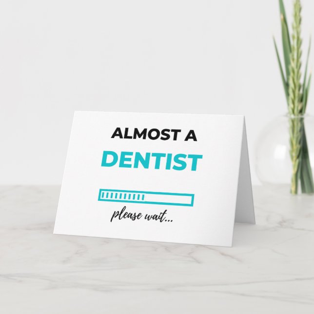 Almost A Dentist 2 Holiday Card (Front)