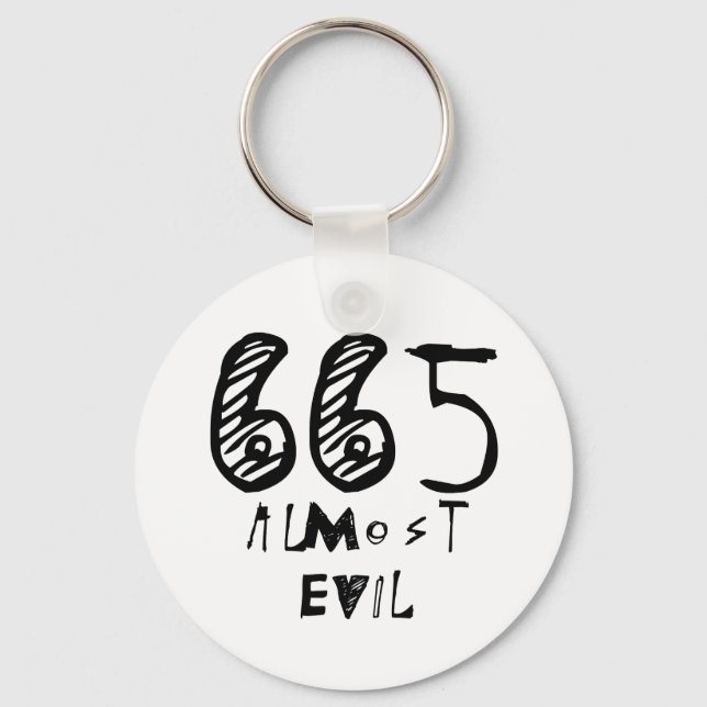 Almost Evil Keychain (Front)