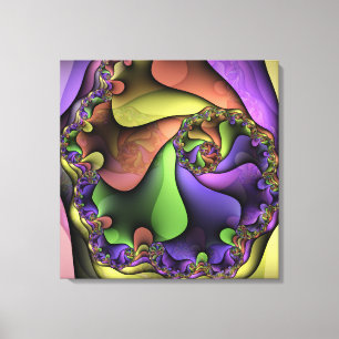 Almost Facing It Wrapped Canvas