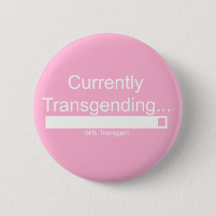 almost there 6 cm round badge