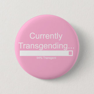 almost there 6 cm round badge
