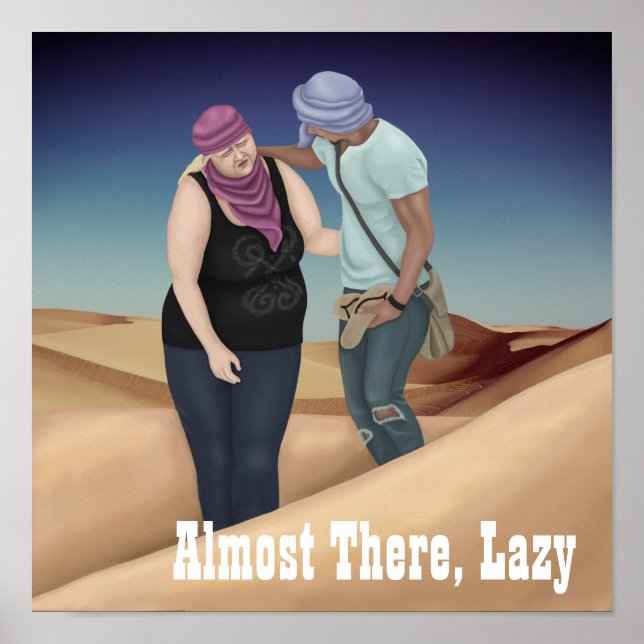 Almost There, Lazy Poster (Front)