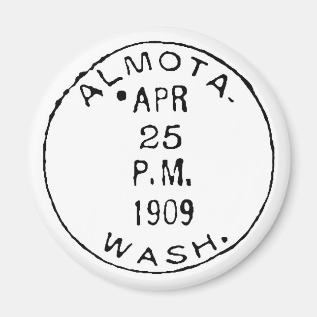 Almota Ghostmark Magnet (Front)