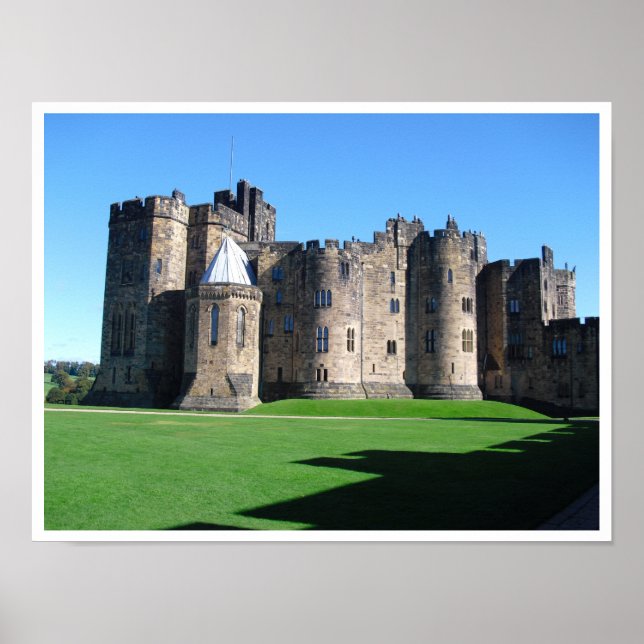 Alnwick Castle, Northumberland, England Poster (Front)