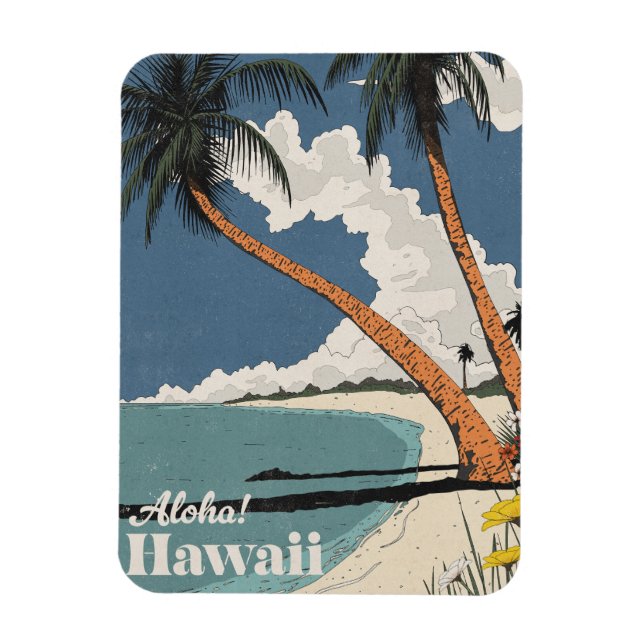 Aloah! Hawaii Magnet (Vertical)