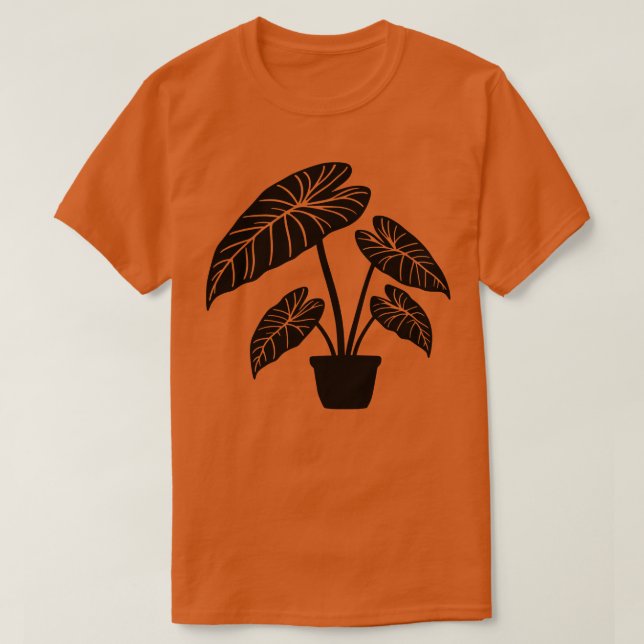 Alocasia Plant T-Shirt (Design Front)