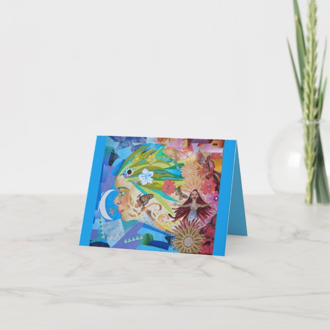 Aloe (collage) Card (Front)