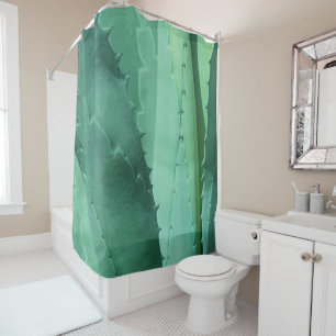 Aloe - Macro Fine Art Photograph Shower Curtain