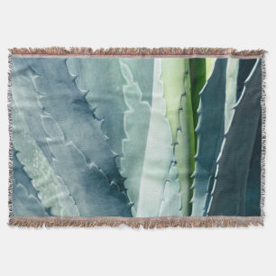 Aloe - Macro Fine Art Photograph Throw Blanket