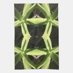 Aloe Pattern 3h Tea Towel