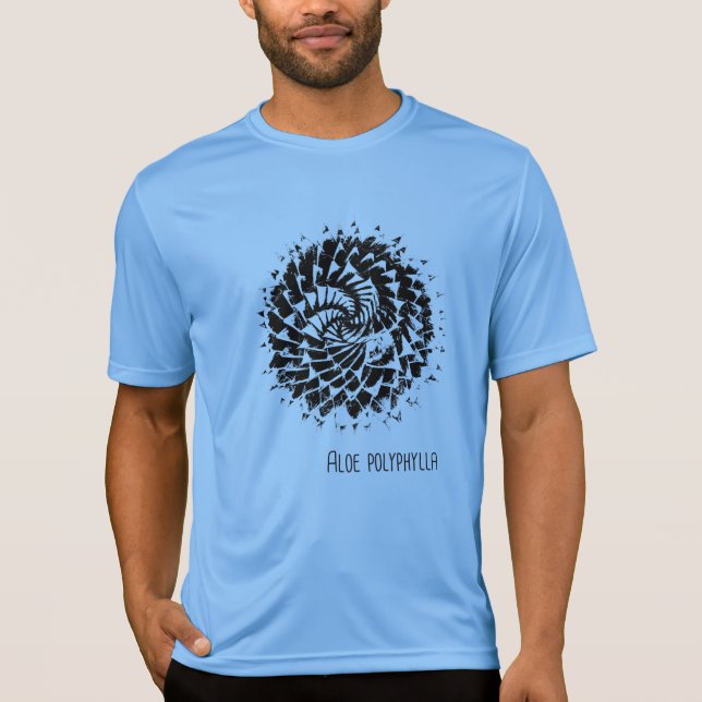 Aloe polyphylla Succulent T-Shirt (Front)