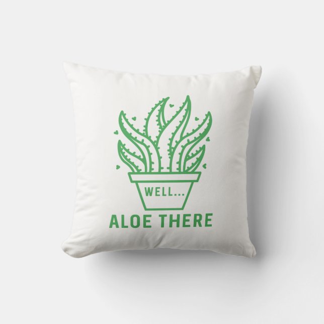 Aloe There Cushion (Front)