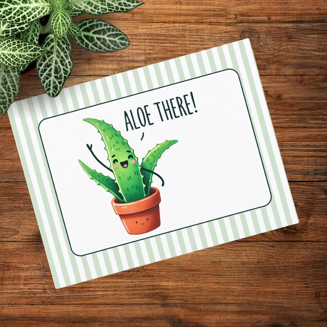 Aloe There! Greeting Card (Creator Uploaded)