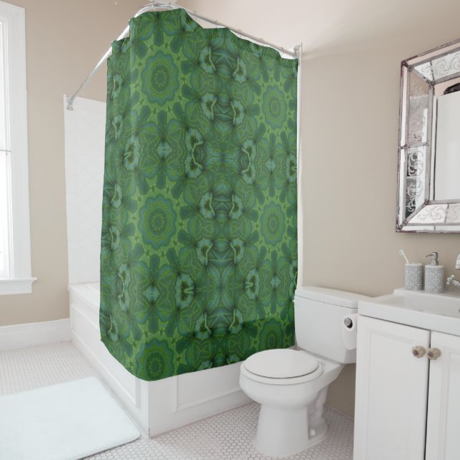 Aloe There Shower Curtain (In Situ)
