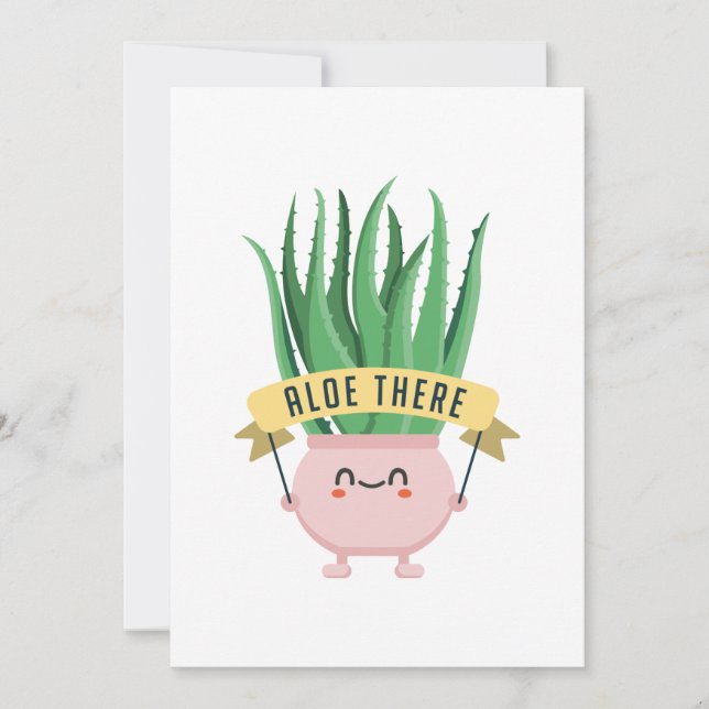 Aloe There Thank You Card (Front)