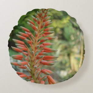 Aloe Vera Plant Photo Round Cushion