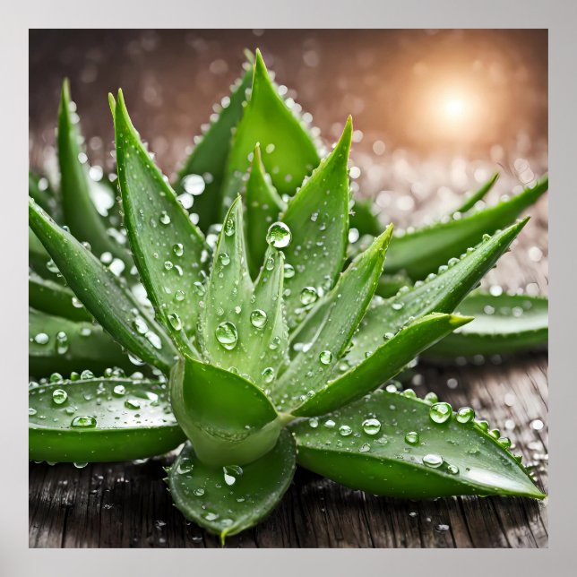 Aloe Vera plant Poster (Front)