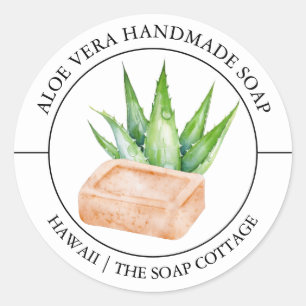 Aloe Vera Soap label