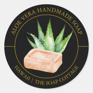 Aloe Vera Soap label