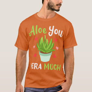 Aloe Vera Succulent Plant T-Shirt