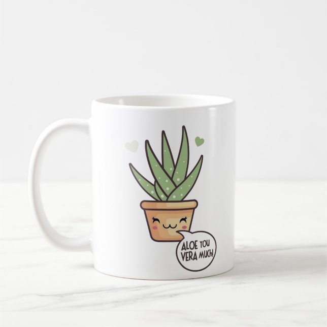 Aloe you Vera much Coffee Mug (Left)