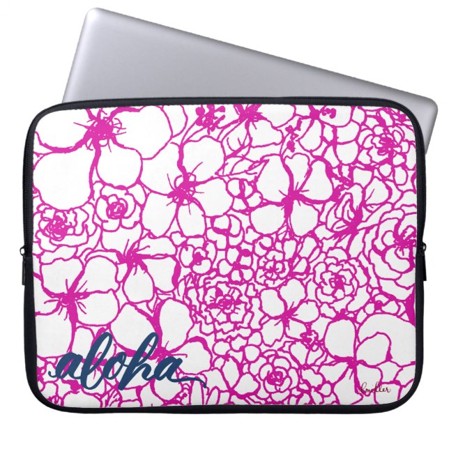 Aloha 15in Laptop Sleeve (Front)