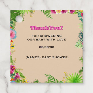 Aloha Baby Appreciation Tag