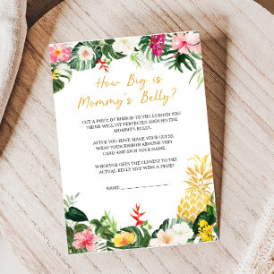 Aloha Baby Pineapple Baby Shower How Big Is Game