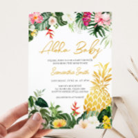 Aloha Baby Pineapple Baby Shower