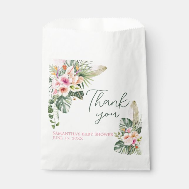 Aloha Baby Shower Favour Bags (Front)