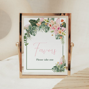 Aloha Baby Shower Favours Poster