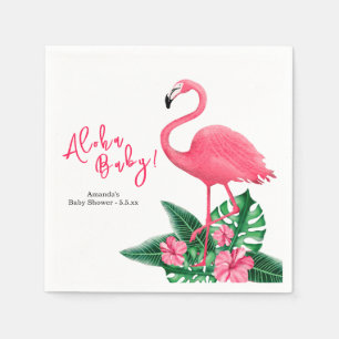 Aloha Baby Shower Napkin