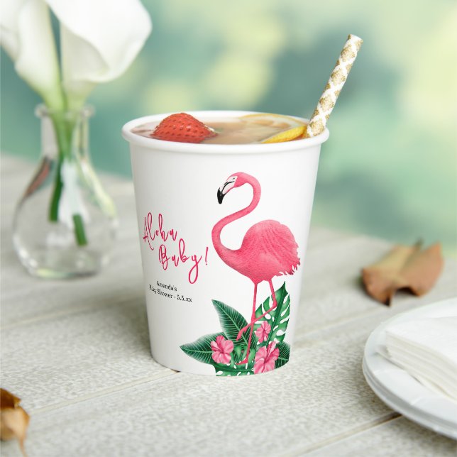 Aloha Baby Shower Paper Cups (Insitu)
