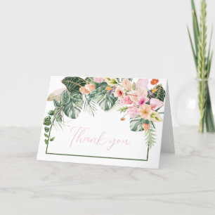 Aloha Baby Shower  Thank You Card