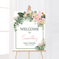 Aloha Baby Shower Welcome