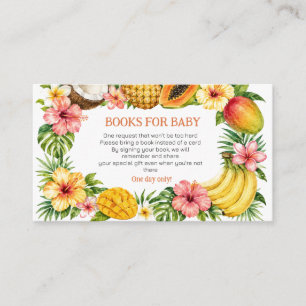 Aloha Baby Tropical Fruits Hawaiian Books for Baby Enclosure Card