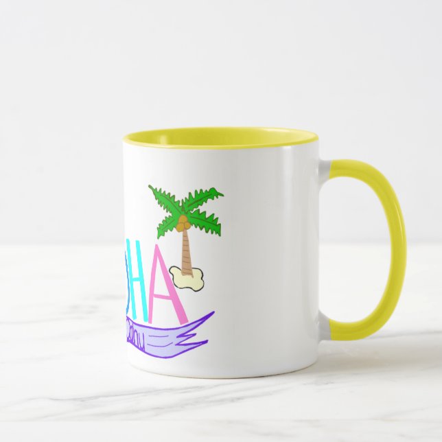 Aloha  banner mug (Right)