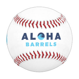 Aloha Barrels 2 Colour Circular Logo Baseball