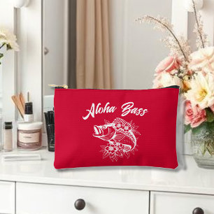 Aloha Bass-Hawaiian Cherry Red Accessory Pouch
