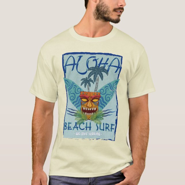 Aloha Beach Surf T-Shirt (Front)
