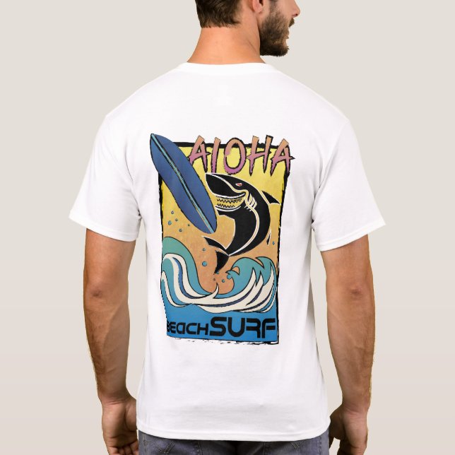 Aloha Beach Surf T-Shirt (Back)